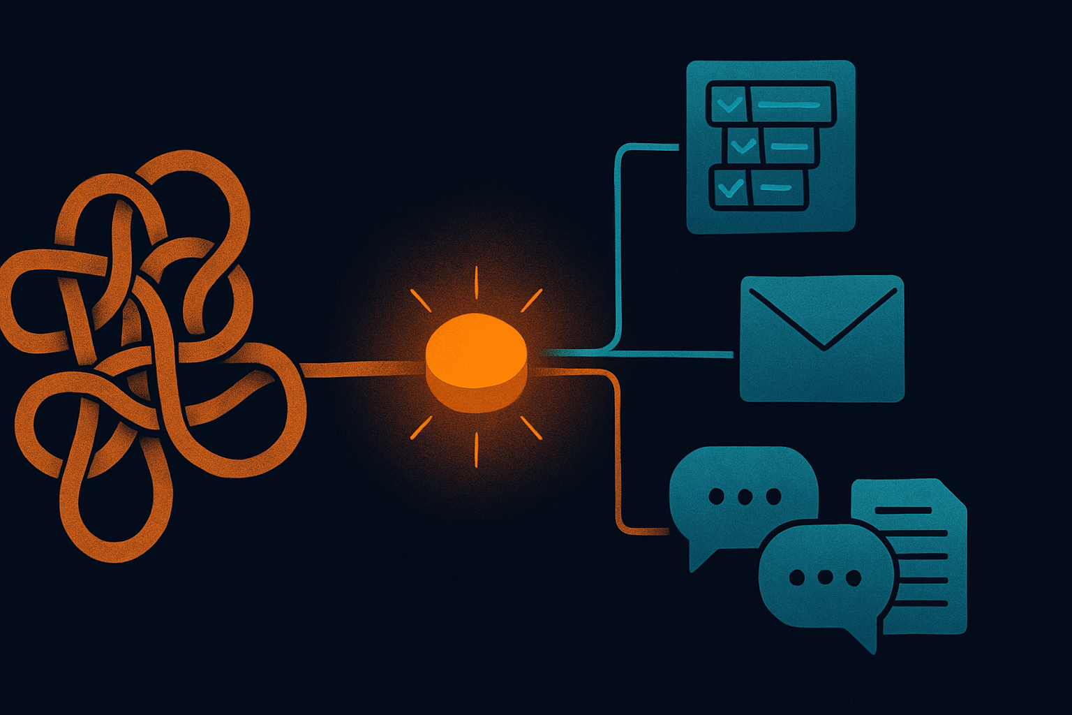 Slack AI searches threads well — GTM questions span CRM, email, and docs too.